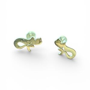 Silver Mermaid Stud Earrings